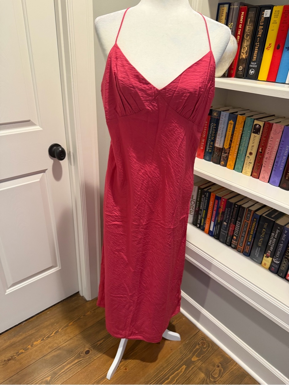Madewell Pink Slip Maxi Dress